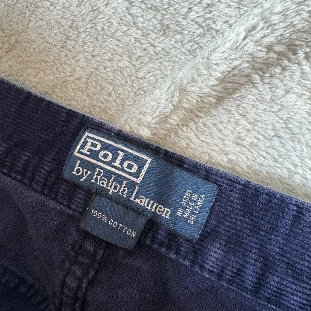 Polo Ralph Lauren Pants‎ Mens 36x32 (Fits 36x31) Blue Corduroy Classic Fit